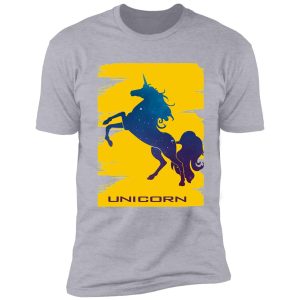 unicorn hunting season with yellow color shirt