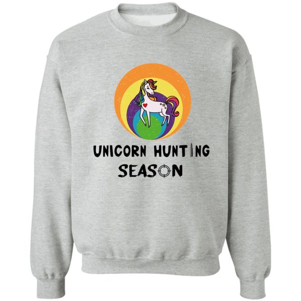 unicorn hunting seasongift ideaseason sweatshirt