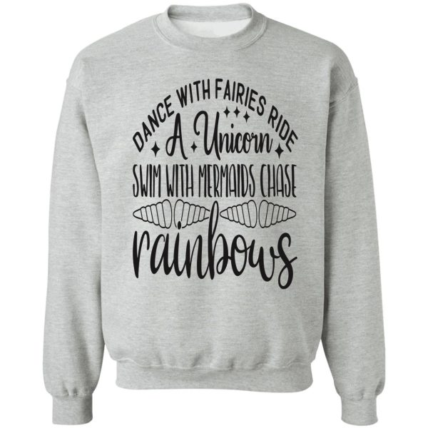 unicorn hunting sweatshirt