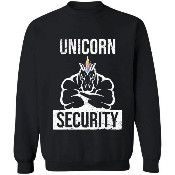 unicorn security sweatshirt