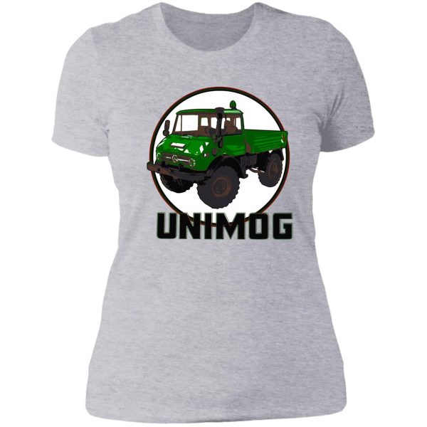 unimog green lady t-shirt