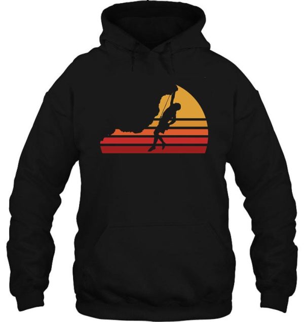 unique mountain rock climbing climber gift design hoodie