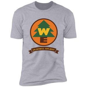up inspired wilderness explorer logo shirt