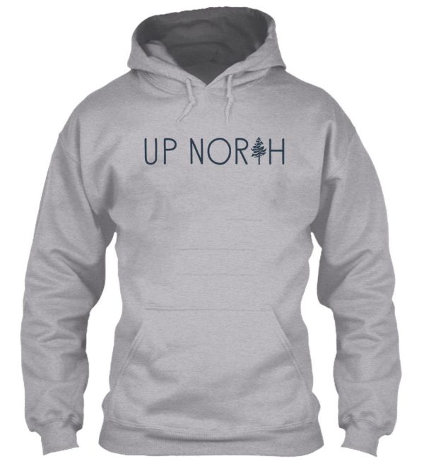 up north pine tree hoodie