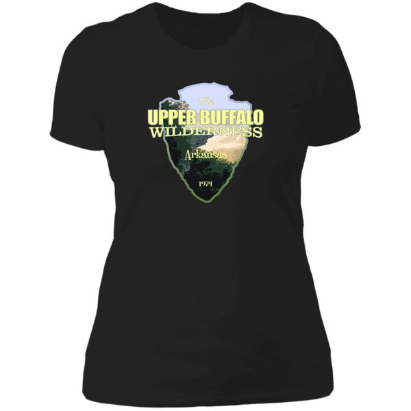 upper buffalo wilderness (arrowhead) lady t-shirt