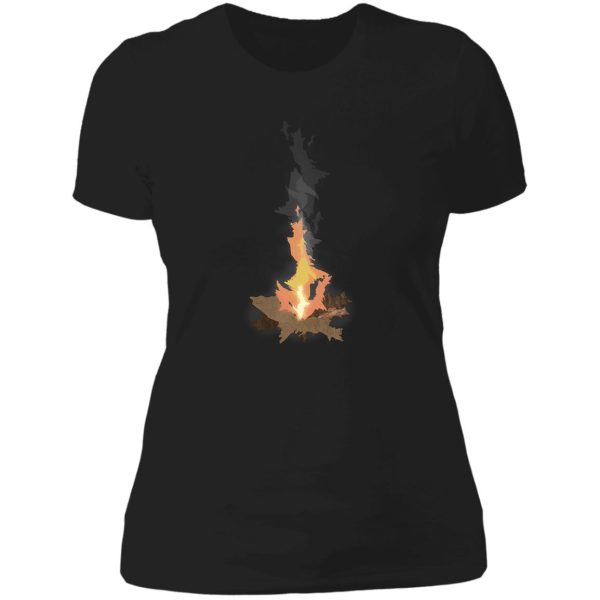 upper peninsula campfire lady t-shirt