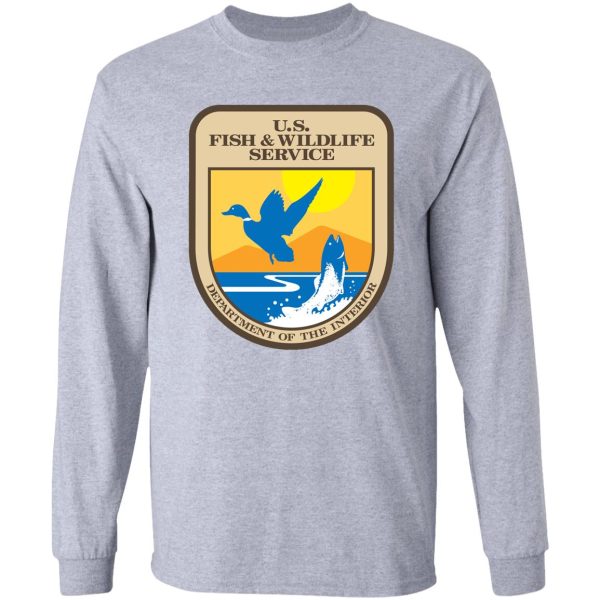 us fish and wildlife service - department of interior crest long sleeve