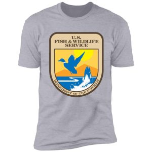 us fish and wildlife service - department of interior crest shirt
