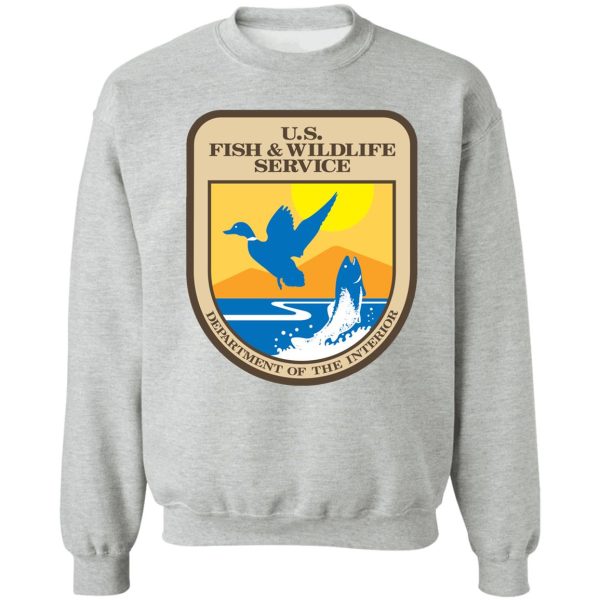 us fish and wildlife service - department of interior crest sweatshirt