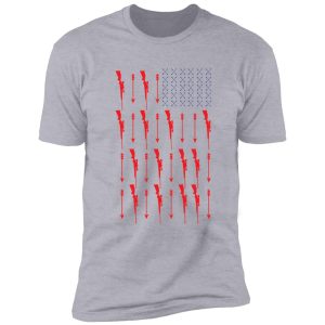 usa american flag arrows shirt