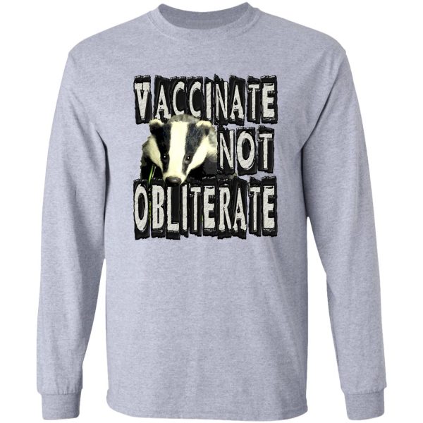 vaccinate not obliterate long sleeve