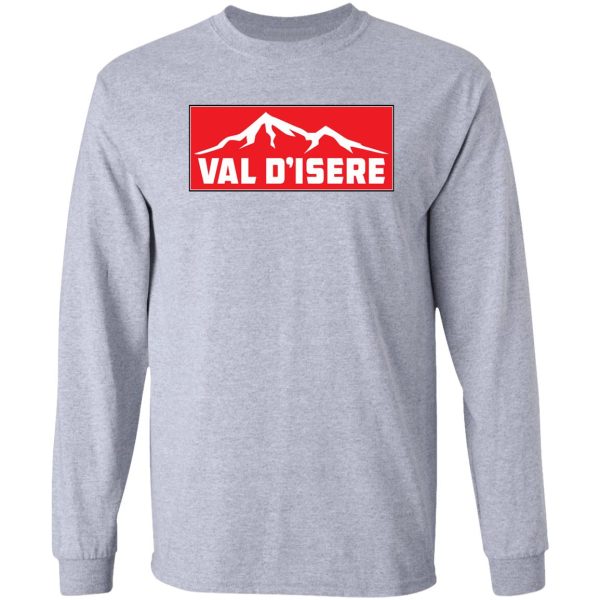 val disere france skiing savoie tarentaise valley ski snowboard mountain skis long sleeve