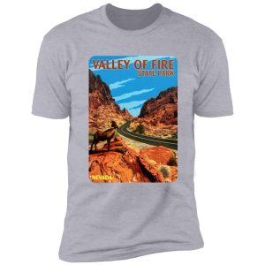 valley of fire state park nevada vintage travel decal shirt