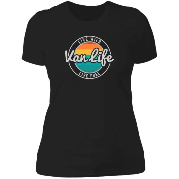 van life lady t-shirt