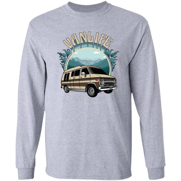 van life retro conversion van design long sleeve