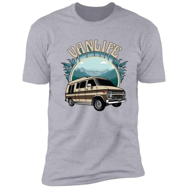 van life retro conversion van design shirt