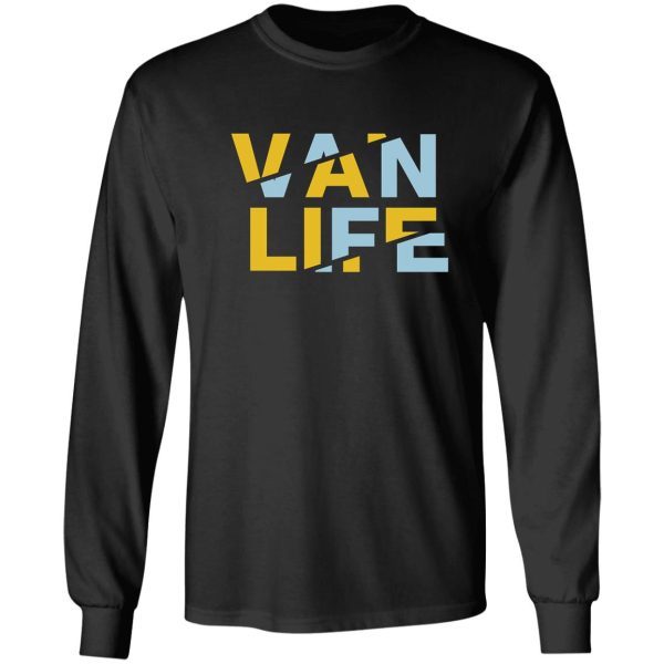 van life yellow blue long sleeve