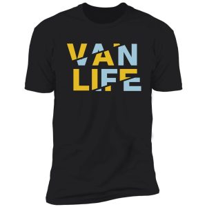 van life yellow blue shirt