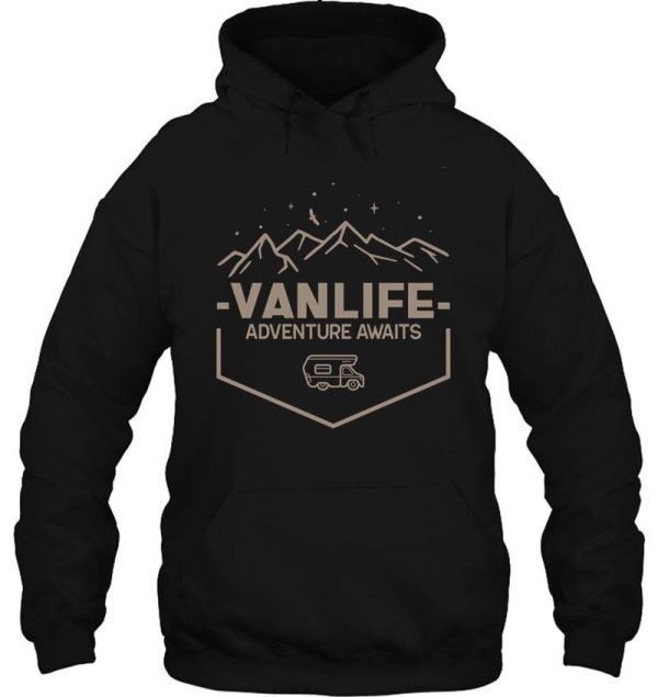 vanlife adventure awaits hoodie