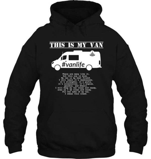 vanlife creed - sprinter g2 hoodie