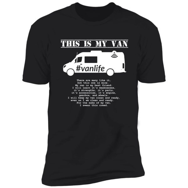 vanlife creed - sprinter g2 shirt