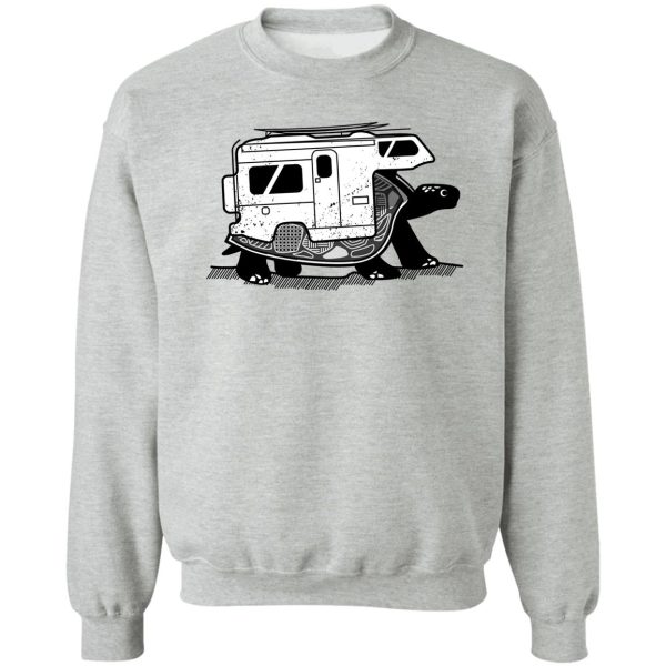 vanlife turtle adventurer camper art sweatshirt