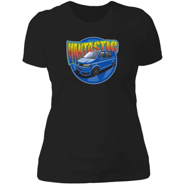 vantastic t5 transporter lady t-shirt