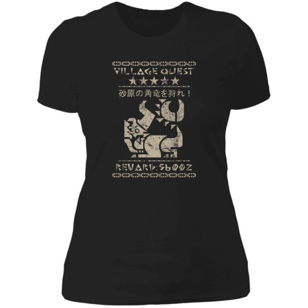 village quest - diablos lady t-shirt