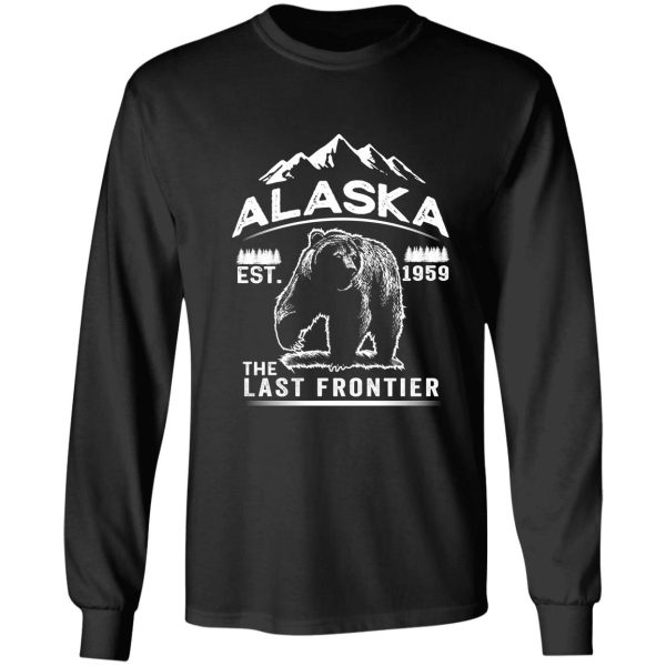 vintage alaska the last frontier shirt for men and women t shirt long sleeve