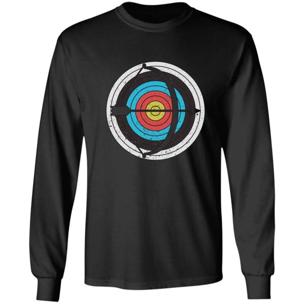 vintage archery archer gift idea long sleeve