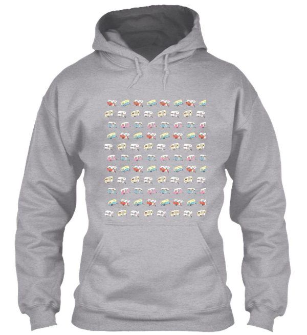 vintage camper drawing design hoodie