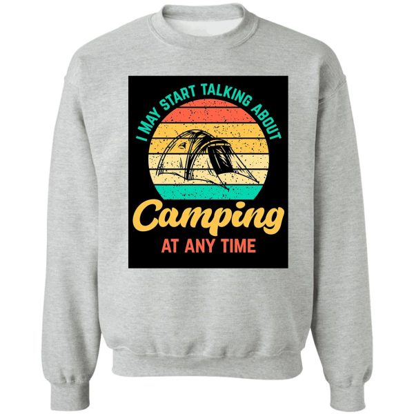 vintage camping sweatshirt