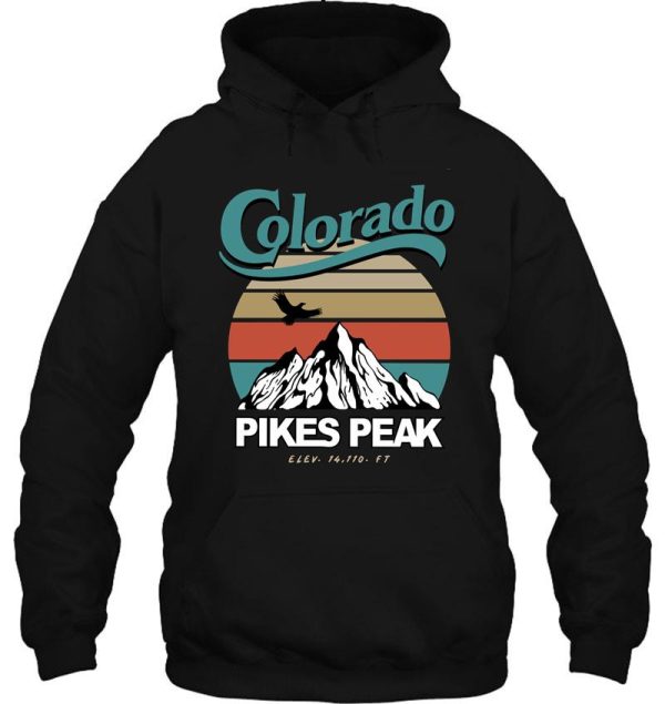 vintage colorado pikes peak hoodie