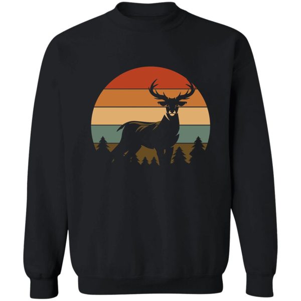 vintage deer hunting original deer hunting design sweatshirt