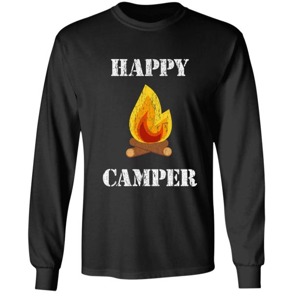 vintage distressed happy camper long sleeve