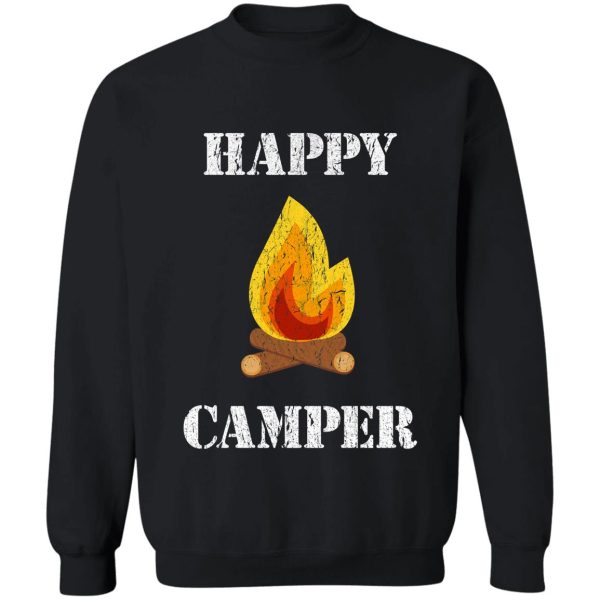 vintage distressed happy camper sweatshirt