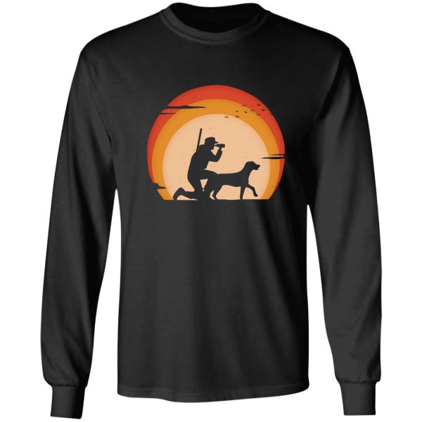 vintage hunter sunset long sleeve