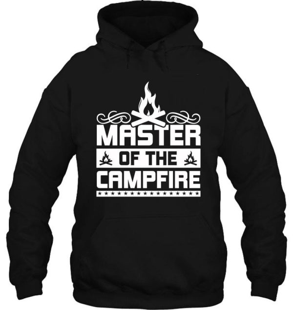 vintage master of the campfire typography hoodie