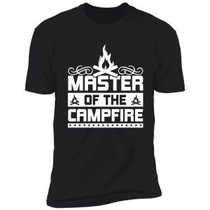 vintage master of the campfire typography shirt