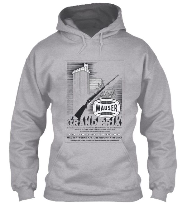 vintage mauser hunting rifle hoodie