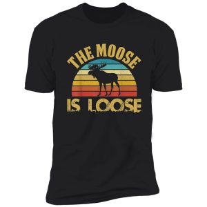 vintage moose lover gift t-shirt shirt