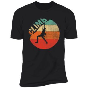 vintage mountain climb shirt- t-shirt shirt