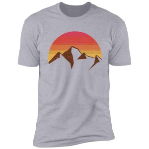 vintage mountain sunset shirt