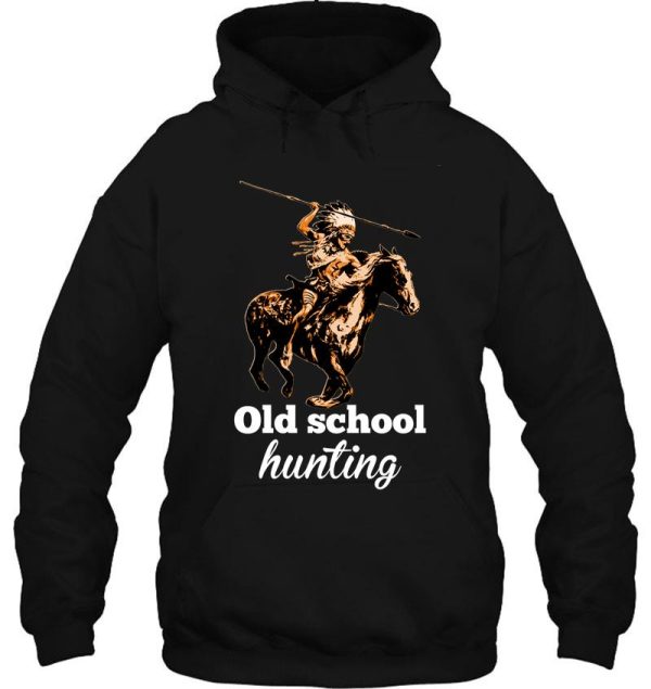 vintage old school hog hunting hoodie