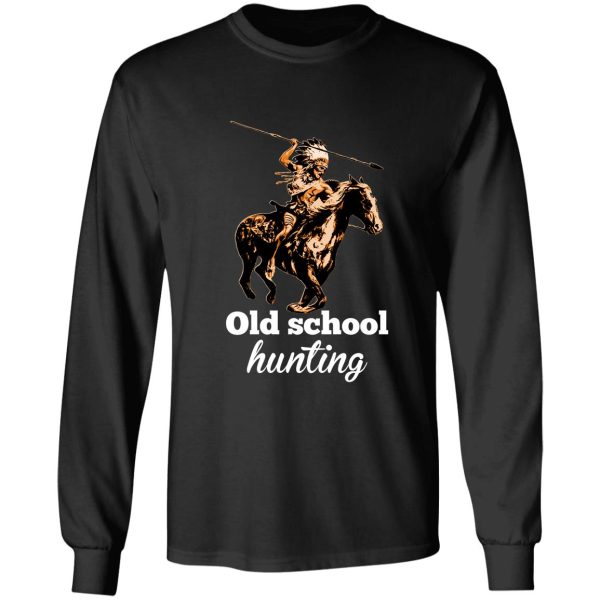 vintage old school hog hunting long sleeve