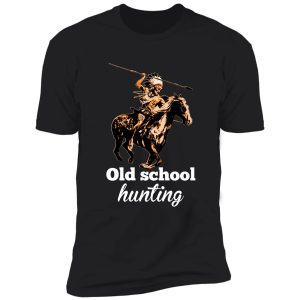 vintage old school hog hunting shirt