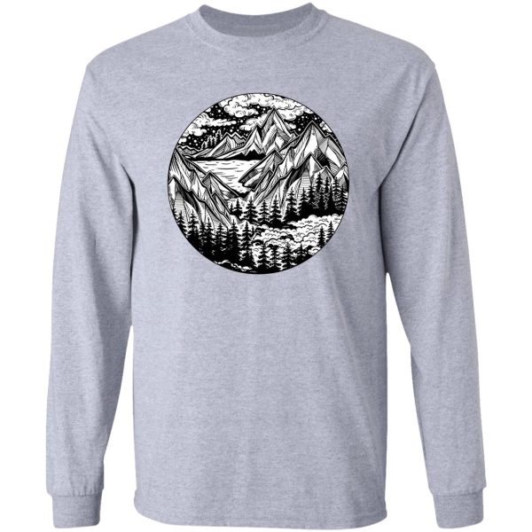 vintage outdoors nature. long sleeve