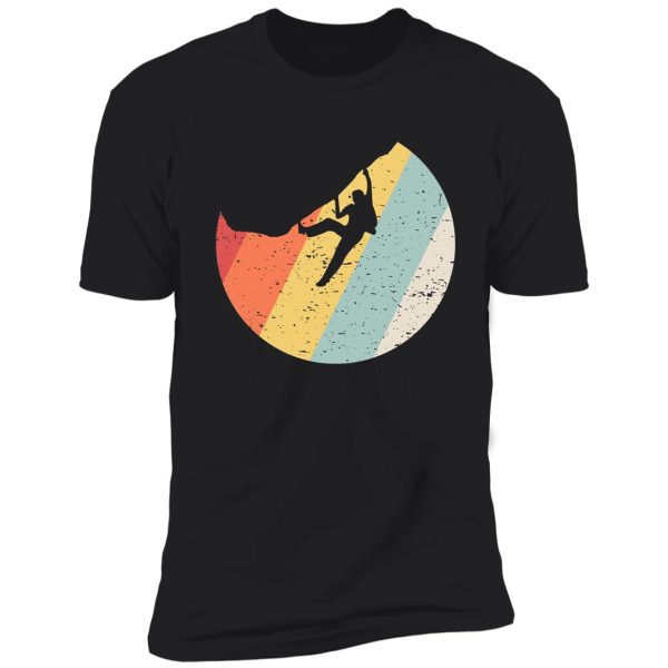 vintage retro rock climber shirt