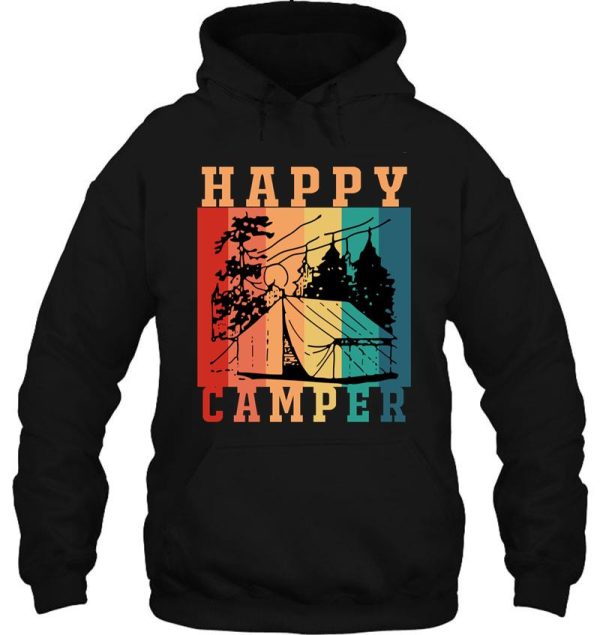 vintage style happy camper hoodie