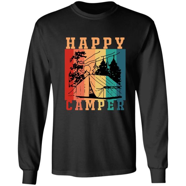 vintage style happy camper long sleeve